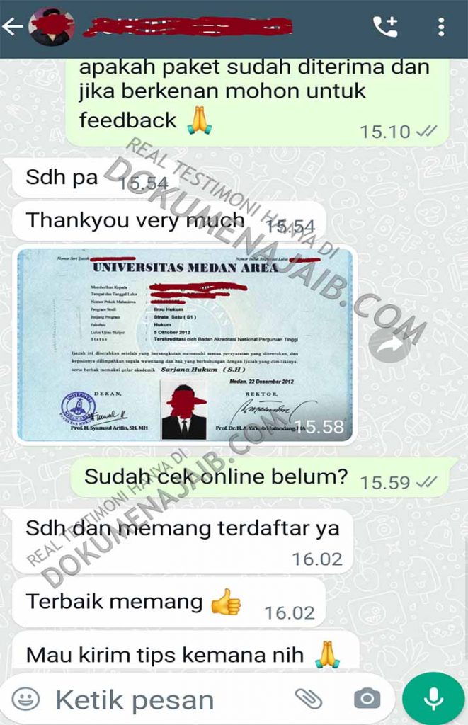 ijazah kedokteran nembak